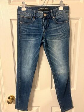 Express Women’s Stella Low Rise Leggings, Skinny Jeans, Size 4 Short